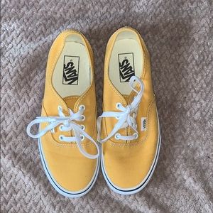 Vans Mustard Yellow